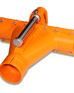 Feed valve plastic DR1500 pneum. w/cylinder DA 2x6mm air sup